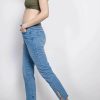 High-Waisted Cropped Jeans