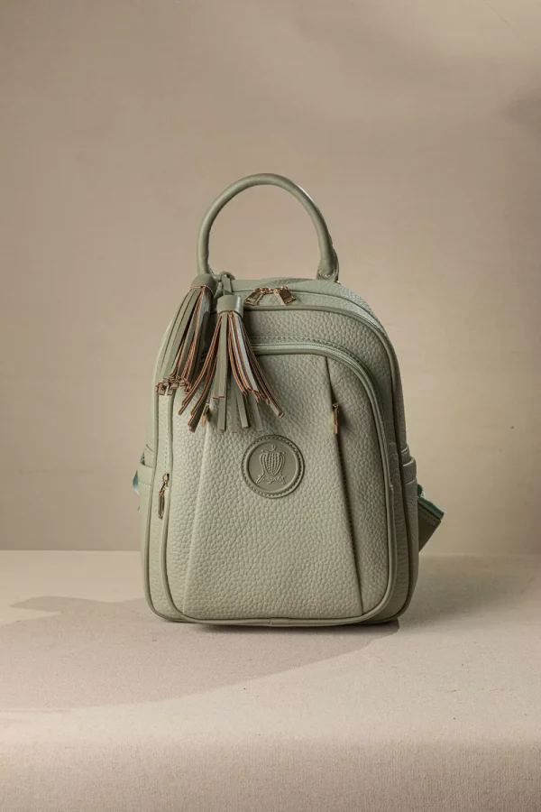 Backpack με πολλές τσέπες με casual logo