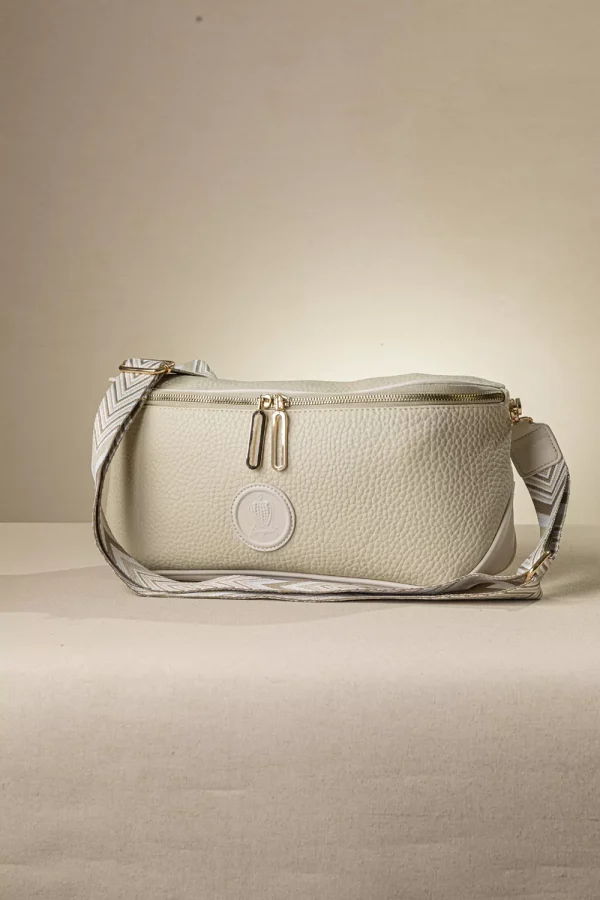 Crossbody με ιμάντα και casual logo