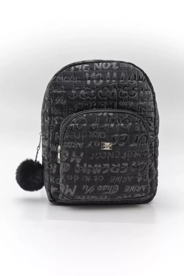 Puffer μεταλλικό σακίδιο με γράμματα