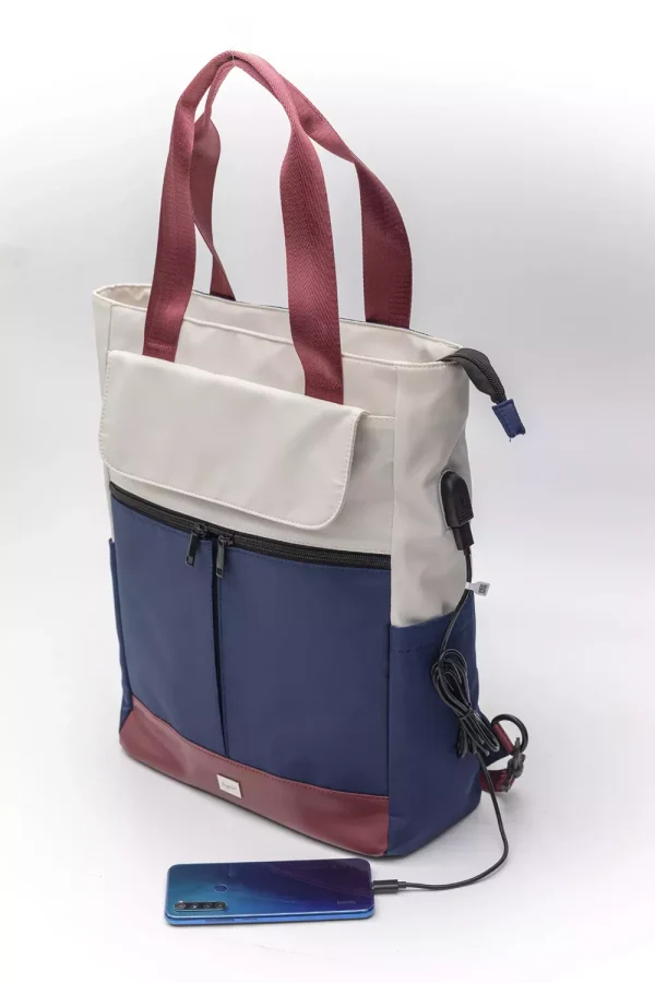 Backpack anorak με θύρα usb